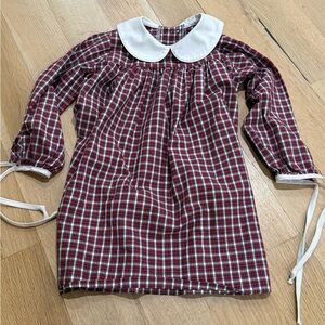 Anvy Kids Plaid Long Sleeve Dress